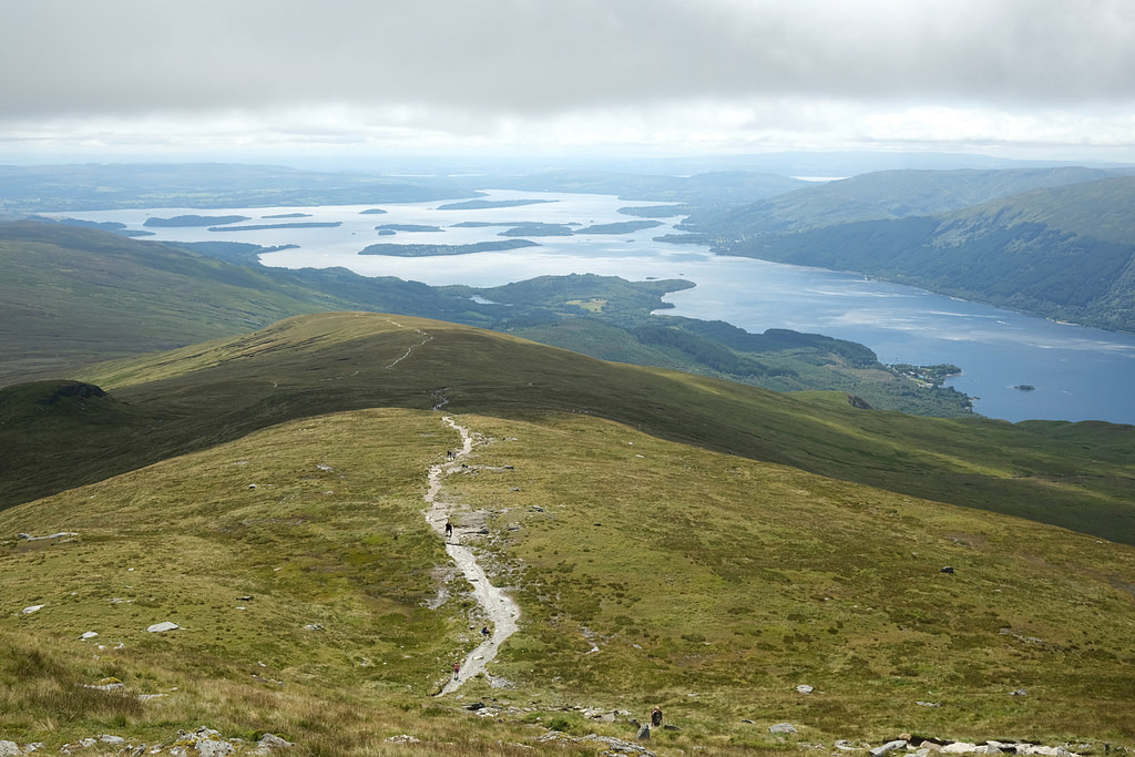 Climbing Loch Lomond