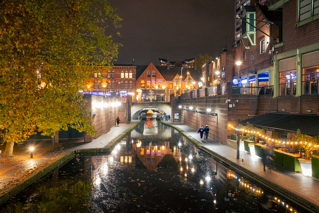 Brum through a lens at Night