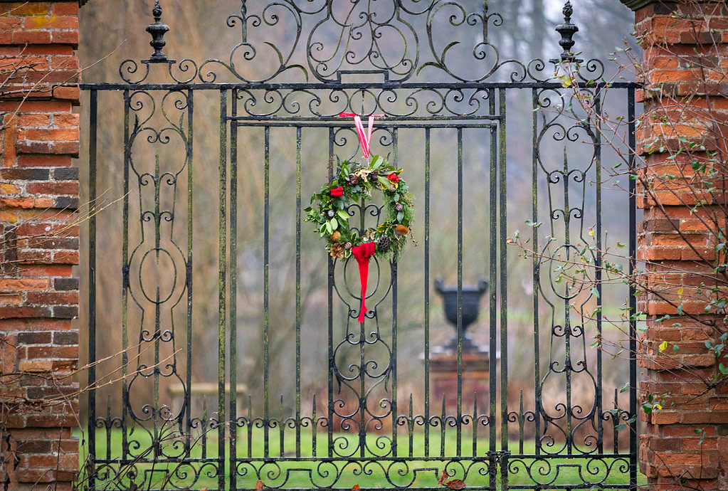 Packwood House at Christmas