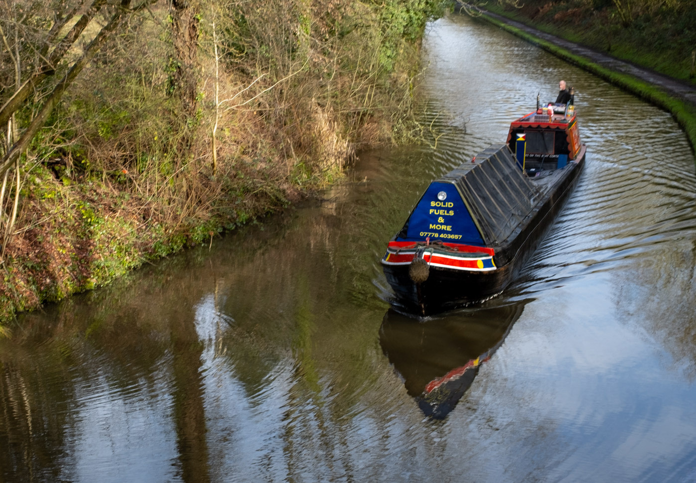 Working Canal Boat