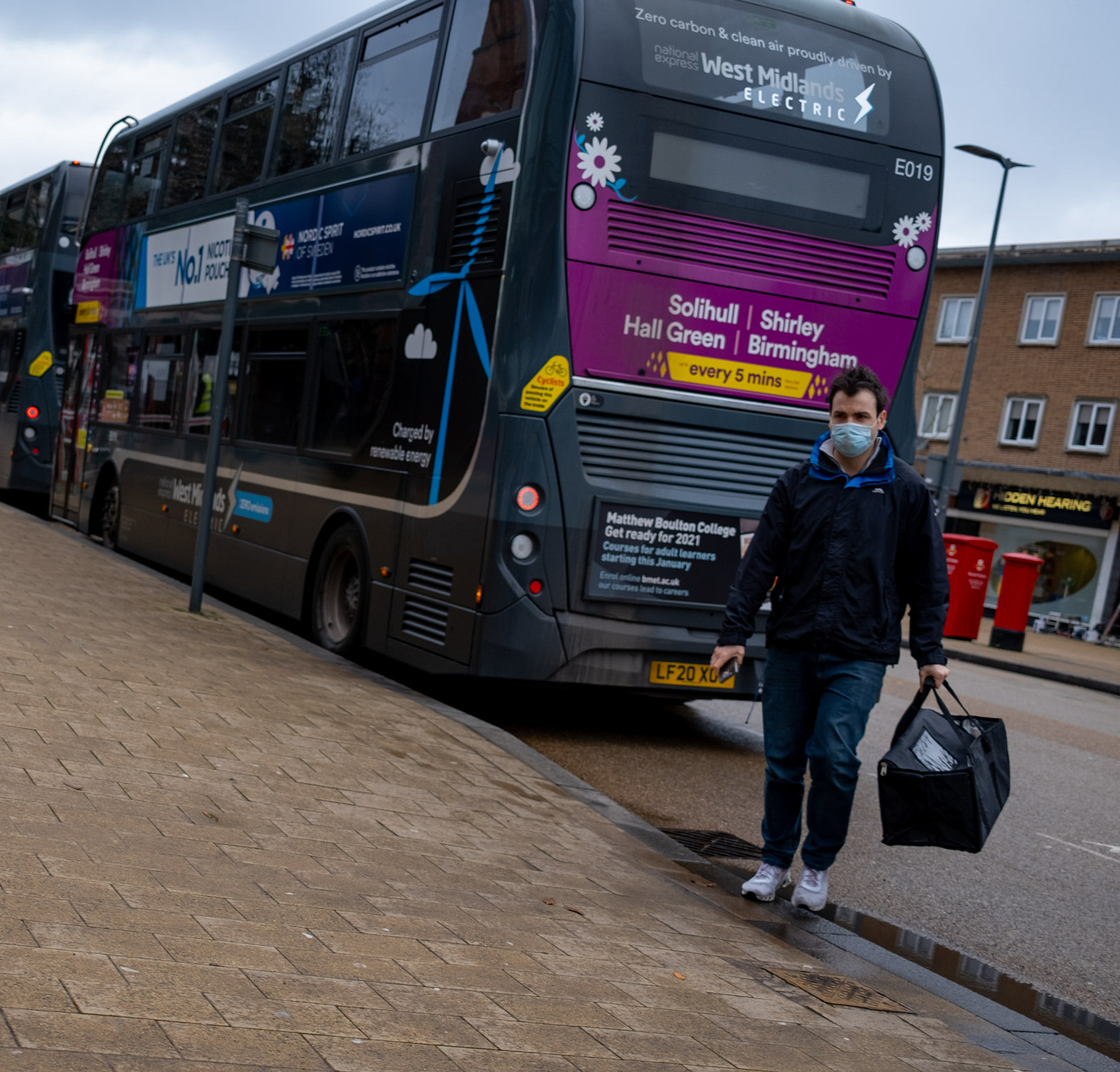 Masks and buses